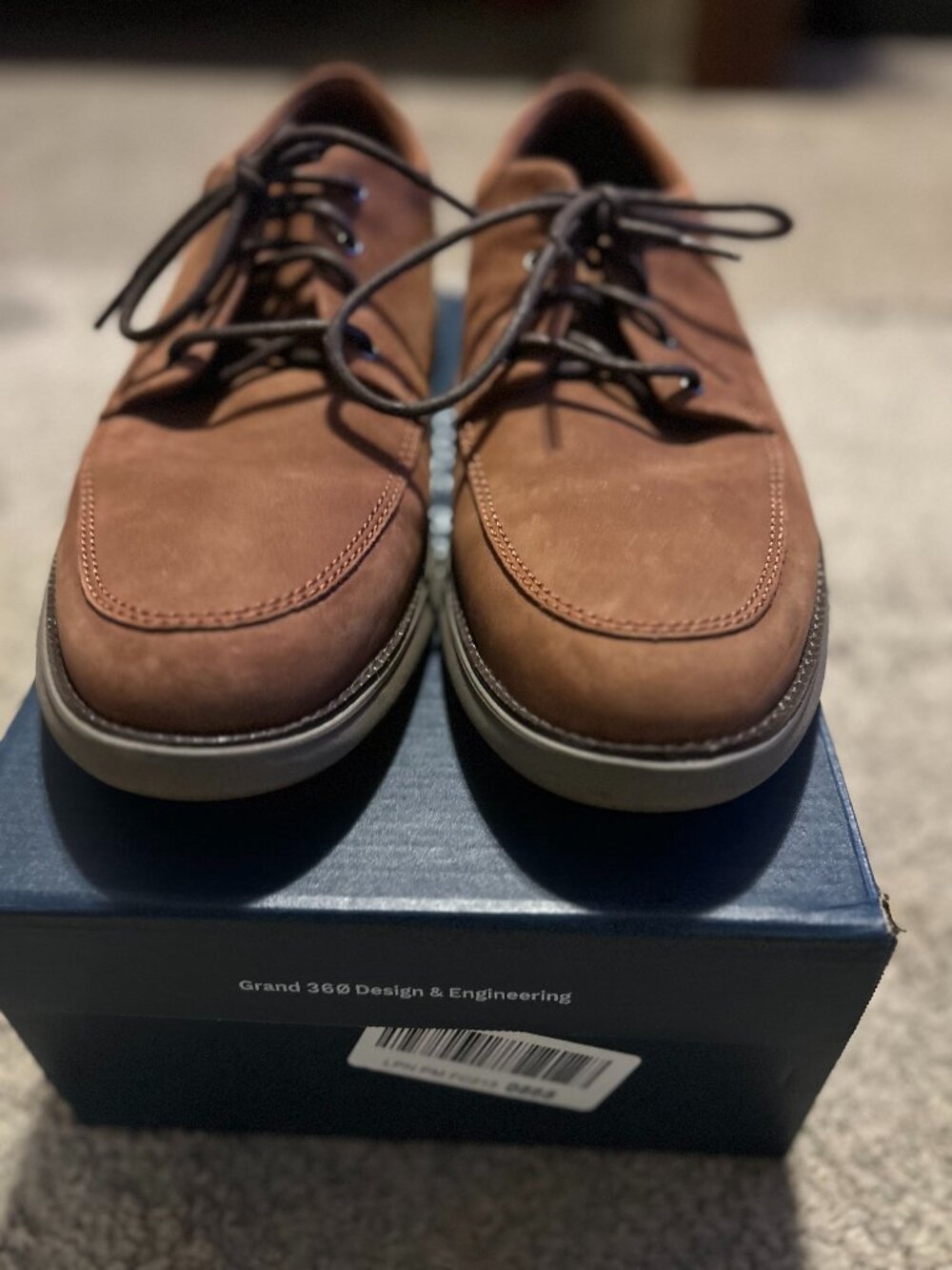 Cole Haan Mens Grand Remix Apron Toe Oxfords, 12